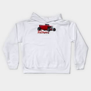 1932 Ford Highboy Roadster Convertible Kids Hoodie